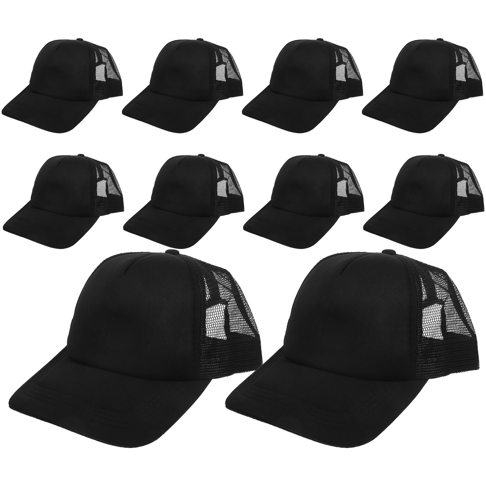 Hat Sublimation Blank - 10Pcs Blank Mesh Baseball Caps for