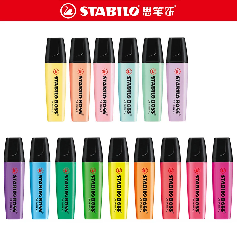 Stabilo Marker Boss - 5/9/14 Colors STABILO Highlighters Drawing Pen