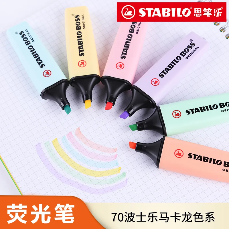 6 Colors STABILO BOSS Macaron  - Stabilo Marker Boss review and price