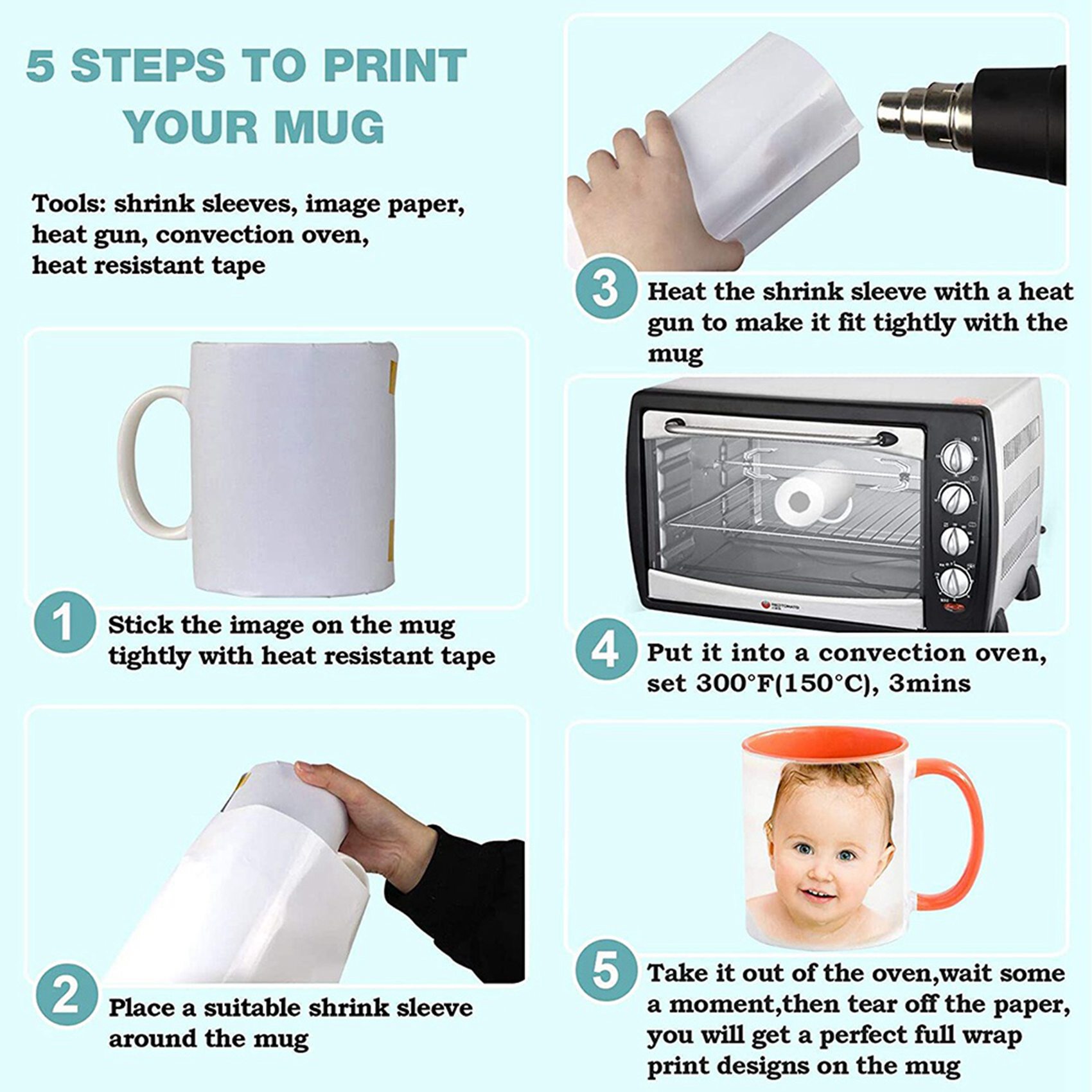 Premium-8X12 Inch Sublimation  - Sublimation Mug White review and price